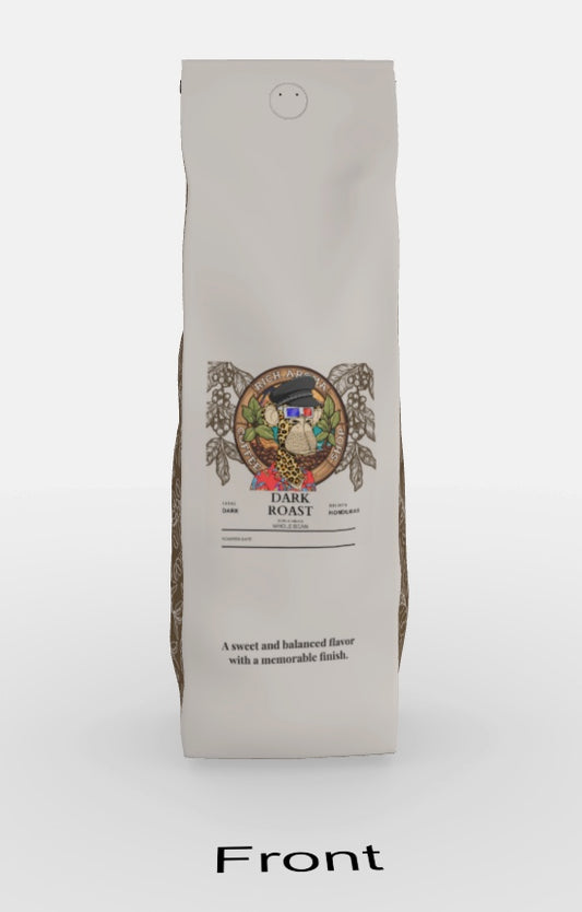 Premium Honduran Dark Roast Coffee - Whole Bean or Ground
